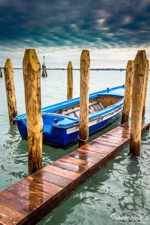 Boat in cage